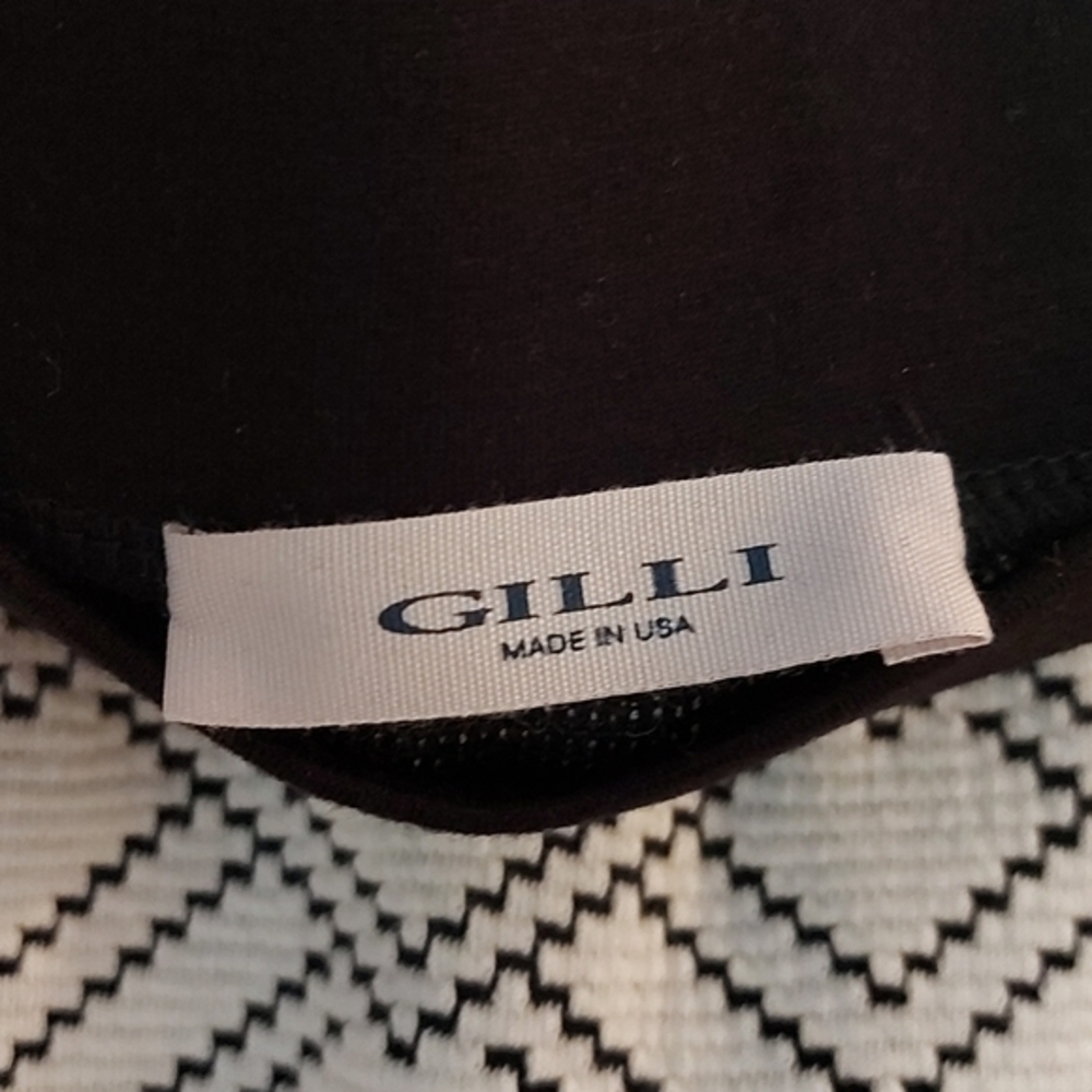 NWT Gilli Shelly Printed A Line Skirt Black and White Size‎ Small - Picture 5 of 6